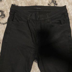 Black J Brand Distressed Skinny Jeans W29 L27